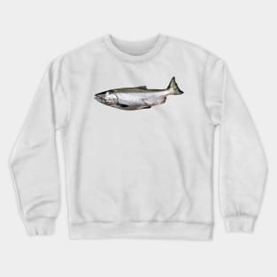 Chinook Salmon Photo Crewneck Sweatshirt